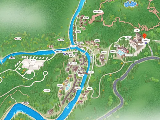 华南热作学院结合景区手绘地图智慧导览和720全景技术，可以让景区更加“动”起来，为游客提供更加身临其境的导览体验。